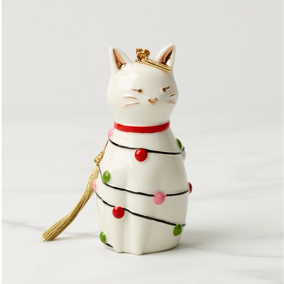 Kate Spade Other - Kate Spade Be Jolly Cat Ornament